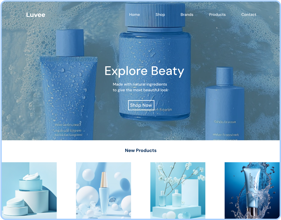 Luvee website image
